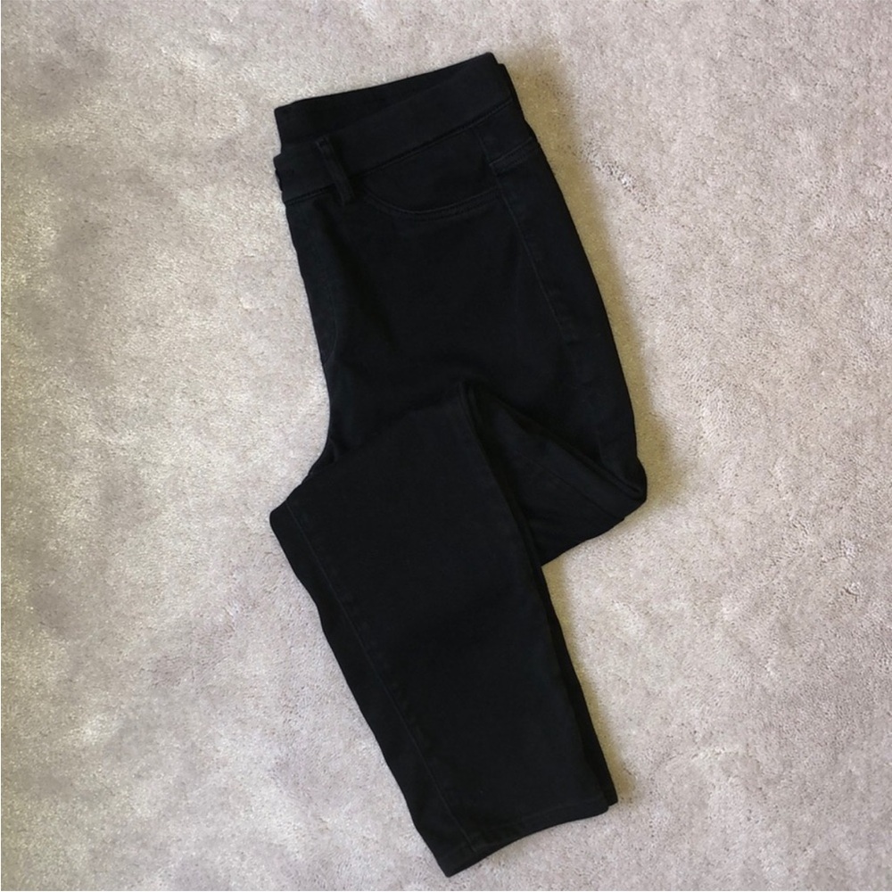 Uniqlo Black Skinny Jeans Smooth Denim